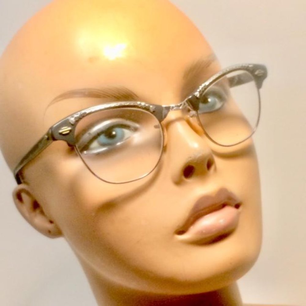 Vtg 50's Artcraft Gold Filled Cat's Eye Frames